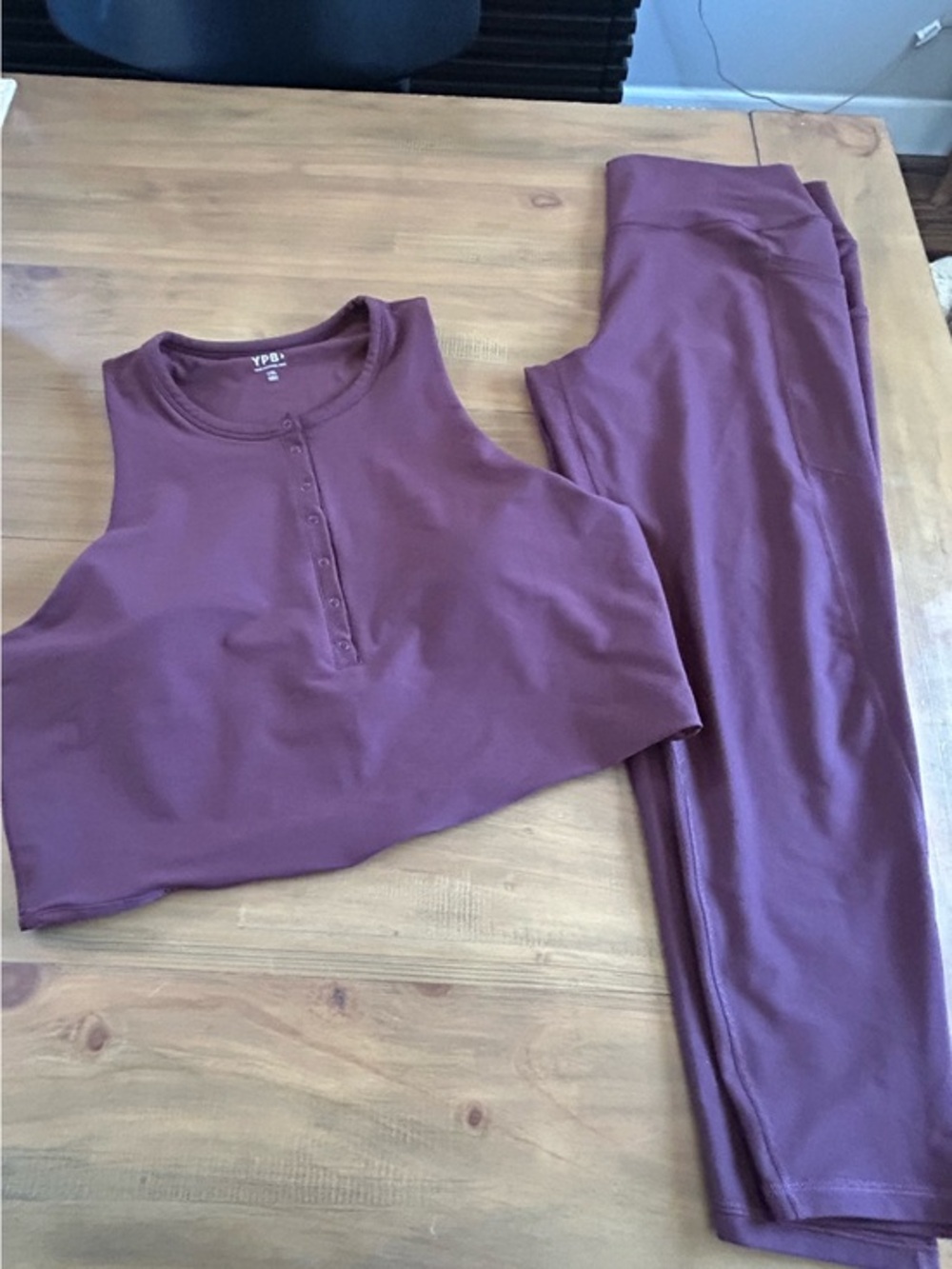 Abercrombie & Fitch Plum Leggings Set